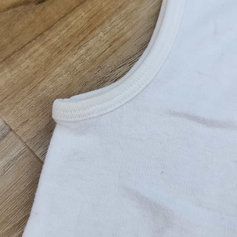 💜White Classic Scoop Neck Sleeveless Top Small - Picture 9 of 9